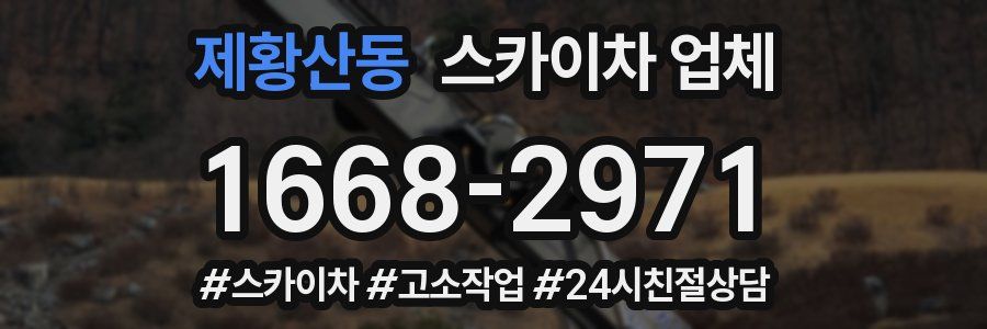 제황산동 스카이차 업체