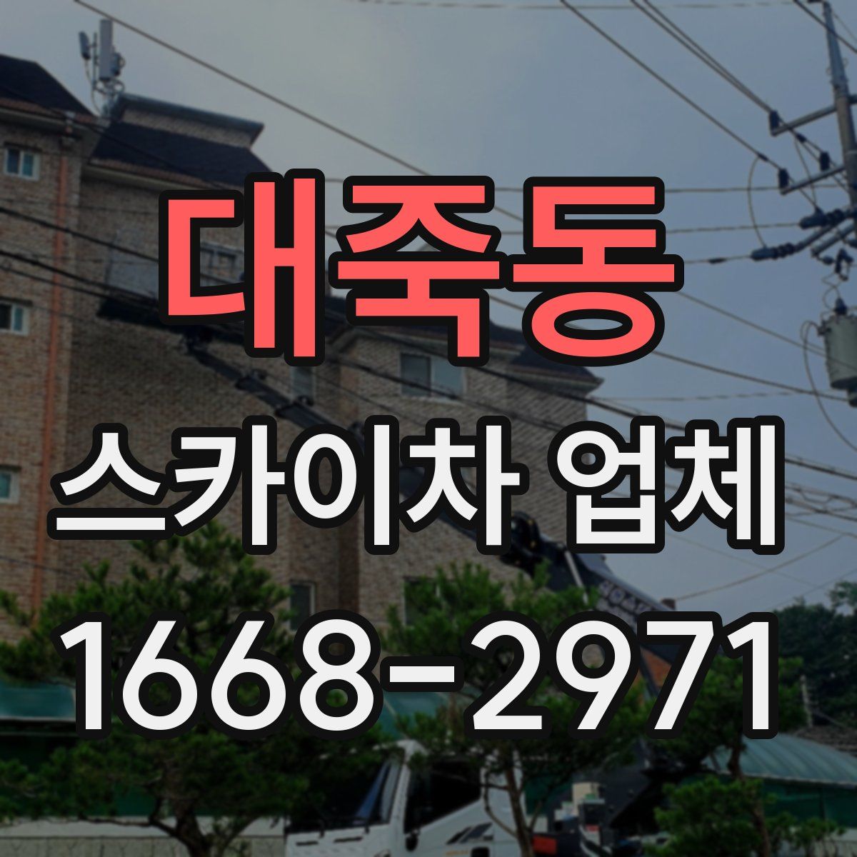 대죽동 스카이차 업체