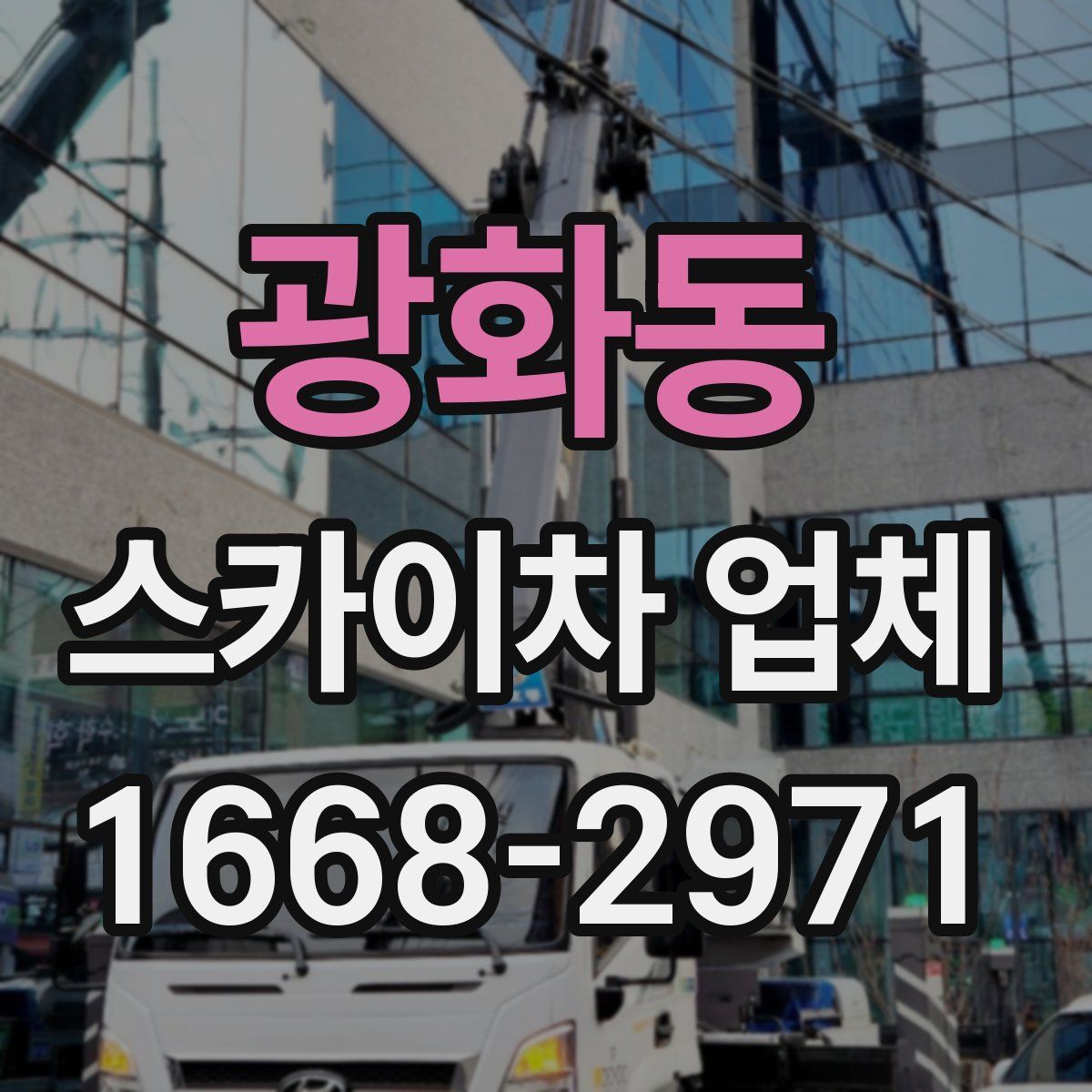 광화동 스카이차 업체