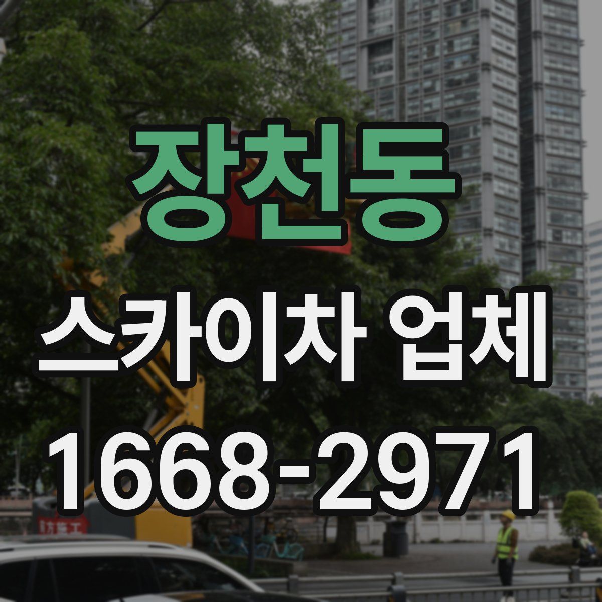 장천동 스카이차 업체