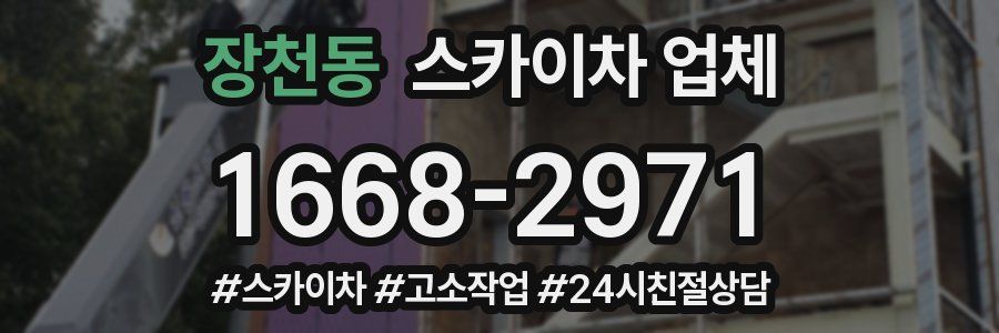 장천동 스카이차 업체