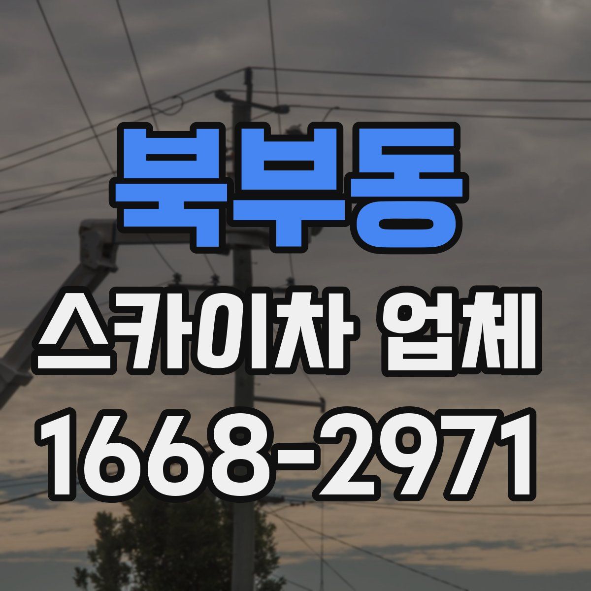 북부동 스카이차 업체