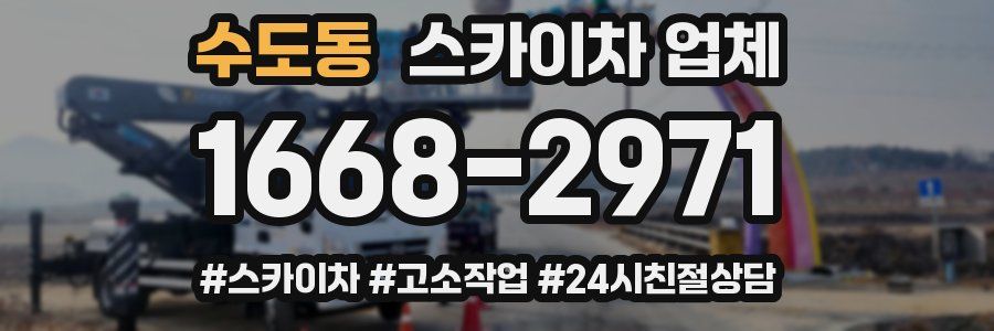 수도동 스카이차 업체