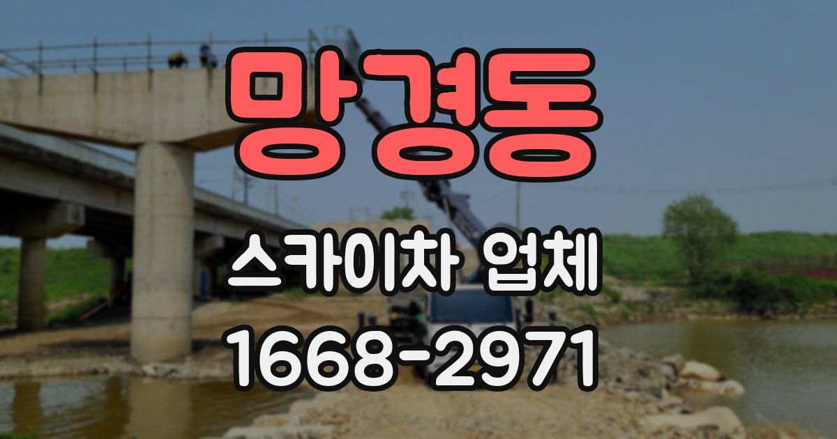 망경동 스카이차 업체