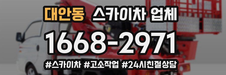 대안동 스카이차 업체