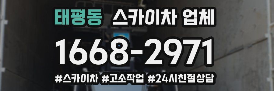 태평동 스카이차 업체