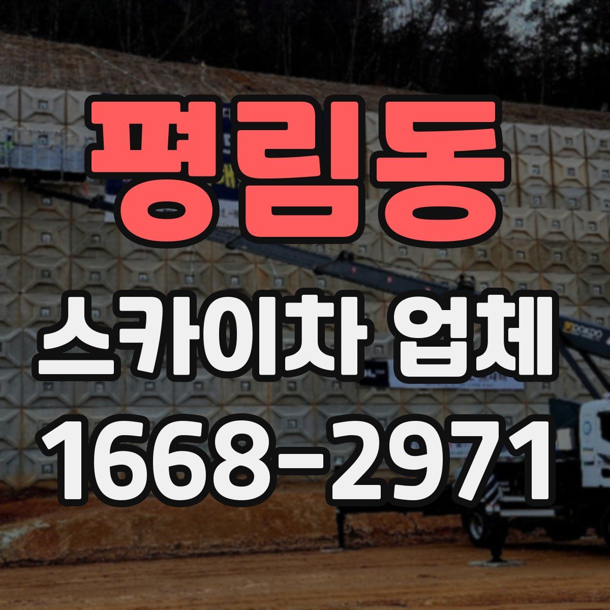 평림동 스카이차 업체