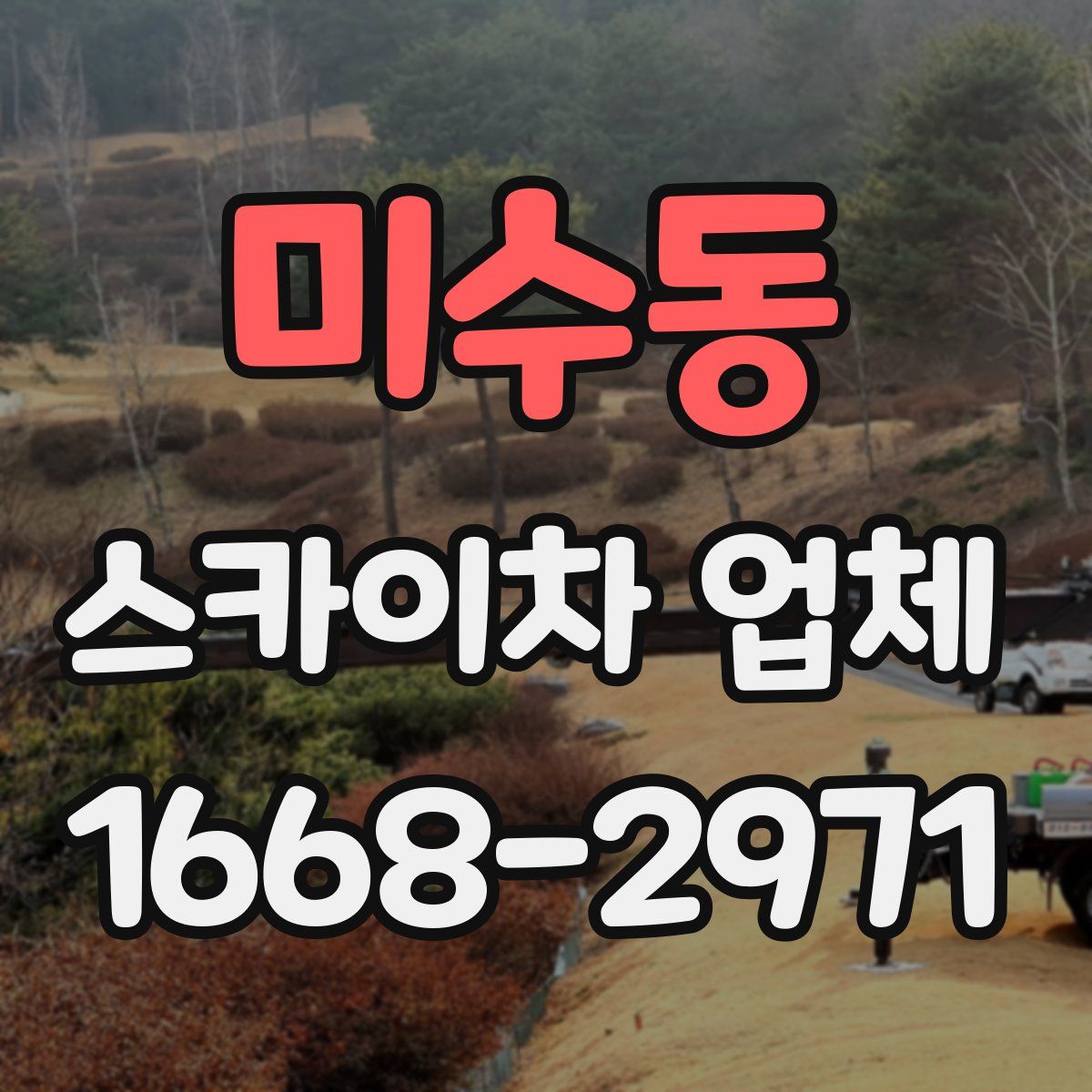 미수동 스카이차 업체