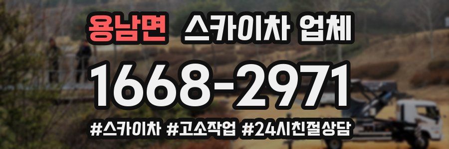 용남면 스카이차 업체
