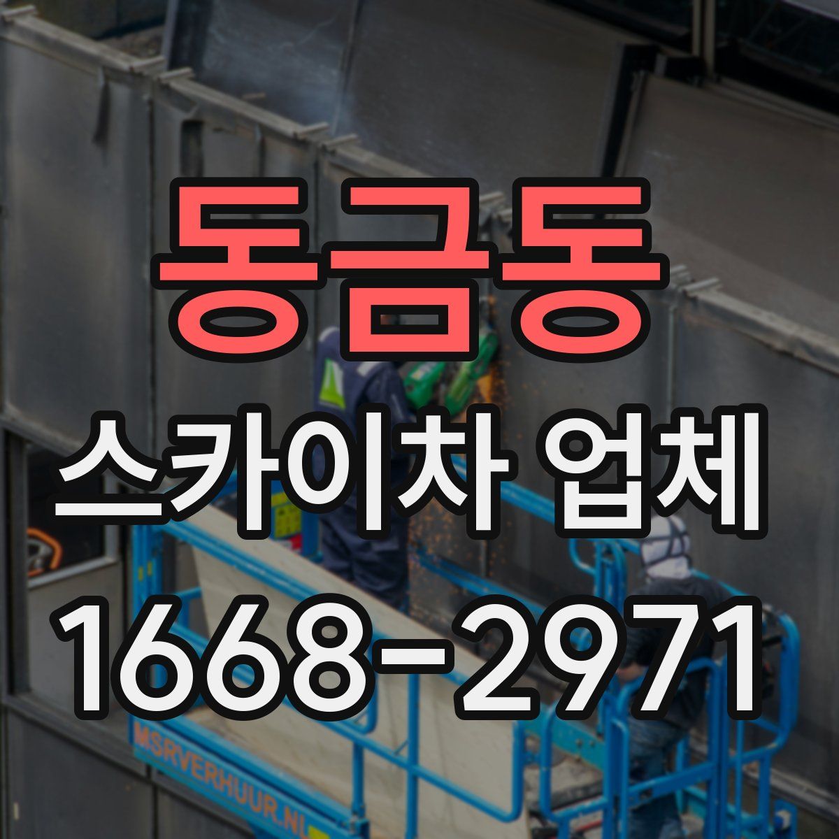 동금동 스카이차 업체