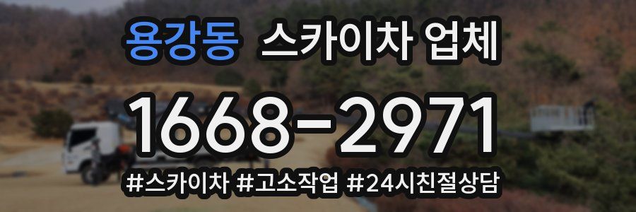 용강동 스카이차 업체