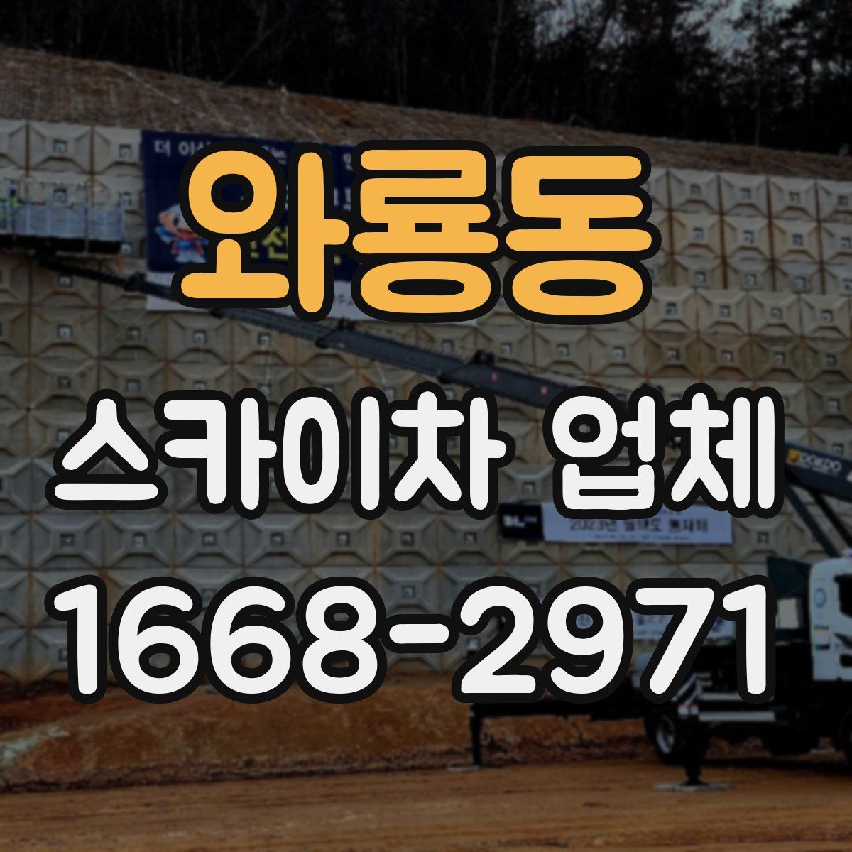와룡동 스카이차 업체