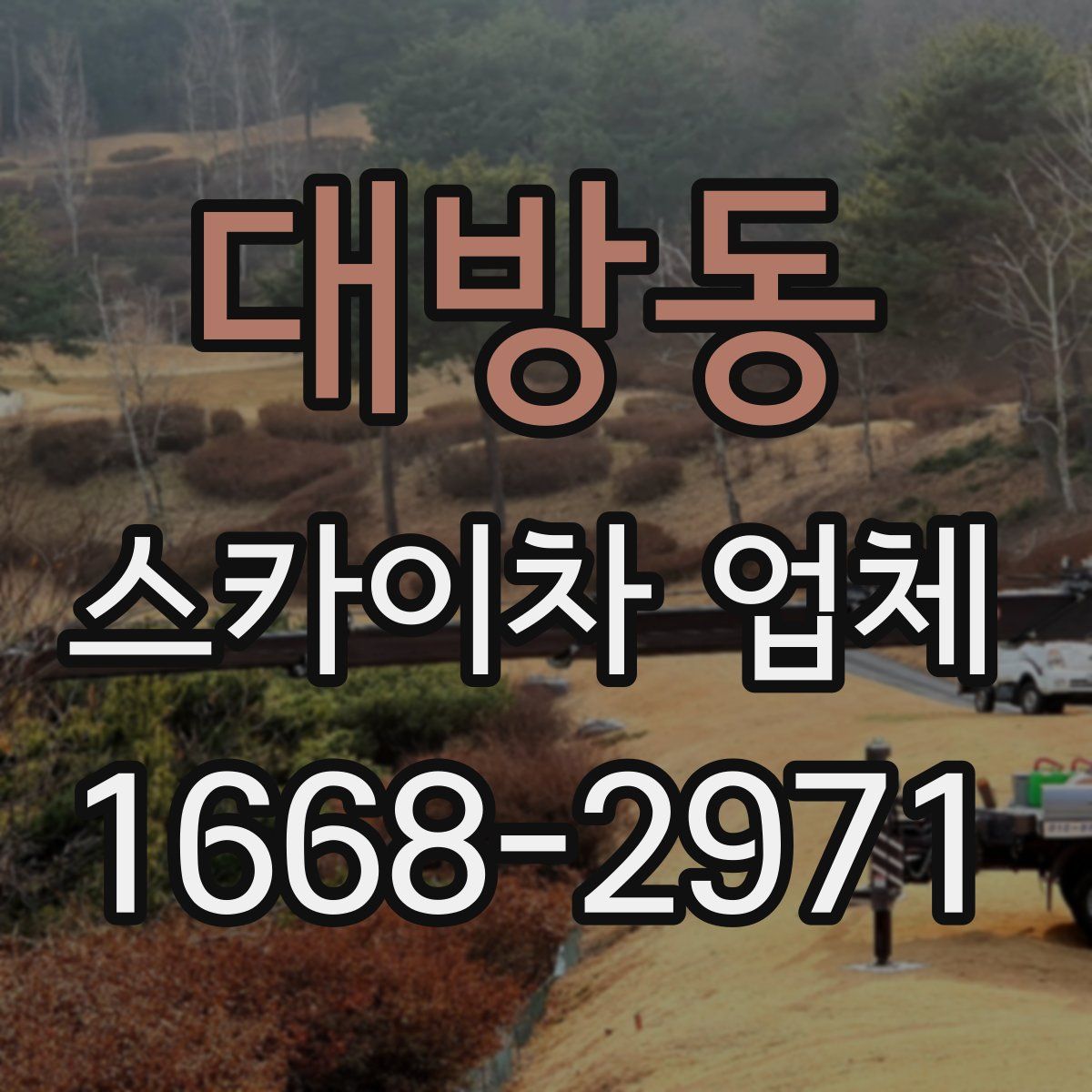 대방동 스카이차 업체