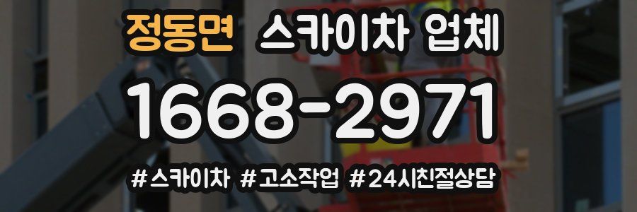 정동면 스카이차 업체