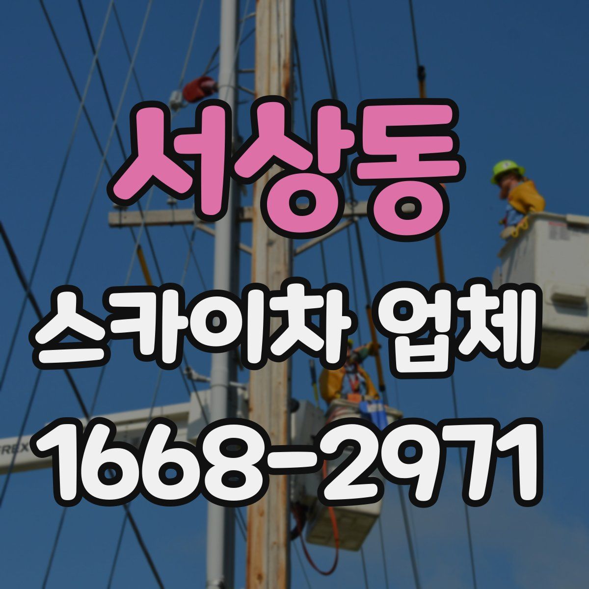 서상동 스카이차 업체