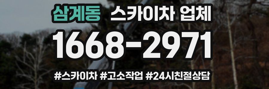 삼계동 스카이차 업체