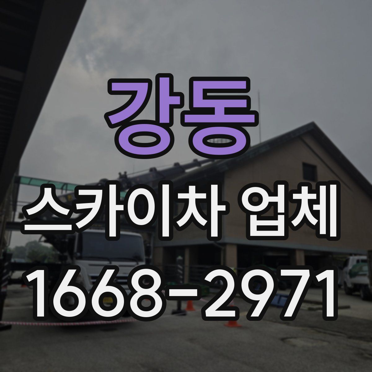 강동 스카이차 업체
