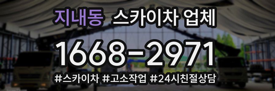 지내동 스카이차 업체