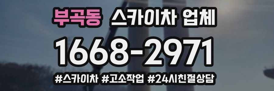 부곡동 스카이차 업체