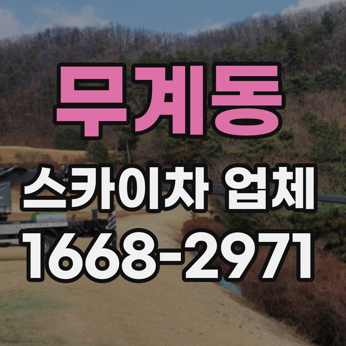 무계동 스카이차 업체