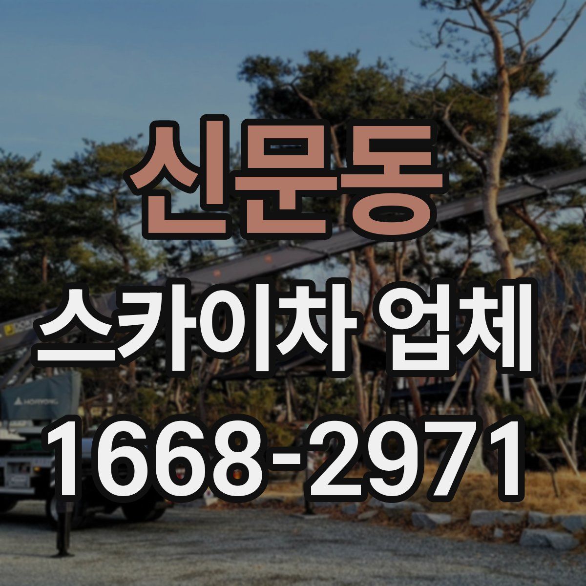 신문동 스카이차 업체