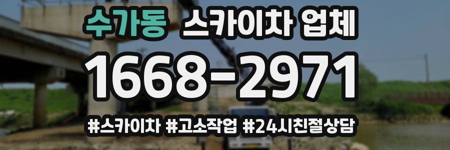 수가동 스카이차 업체