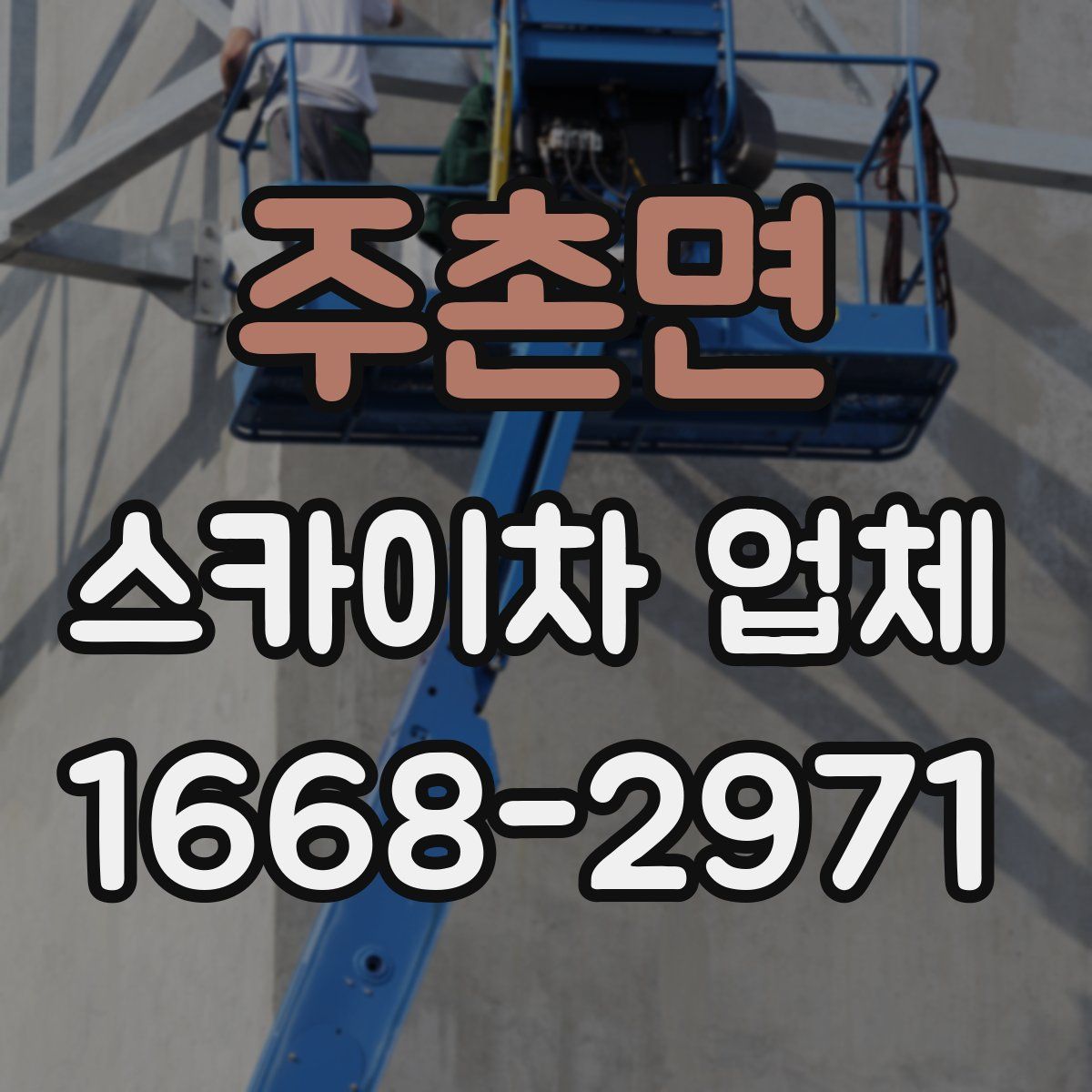 주촌면 스카이차 업체