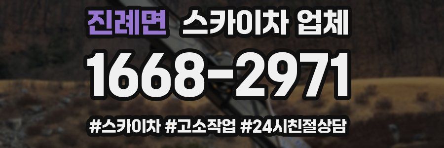 진례면 스카이차 업체