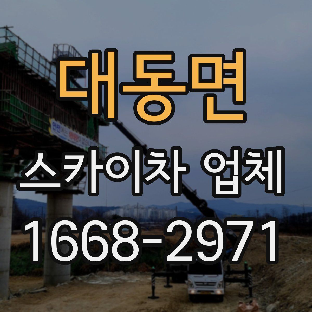 대동면 스카이차 업체