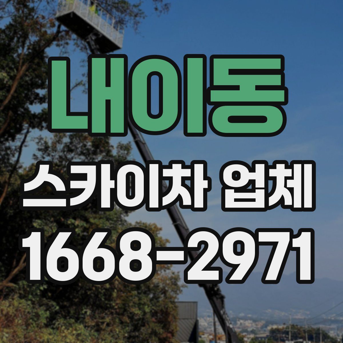 내이동 스카이차 업체