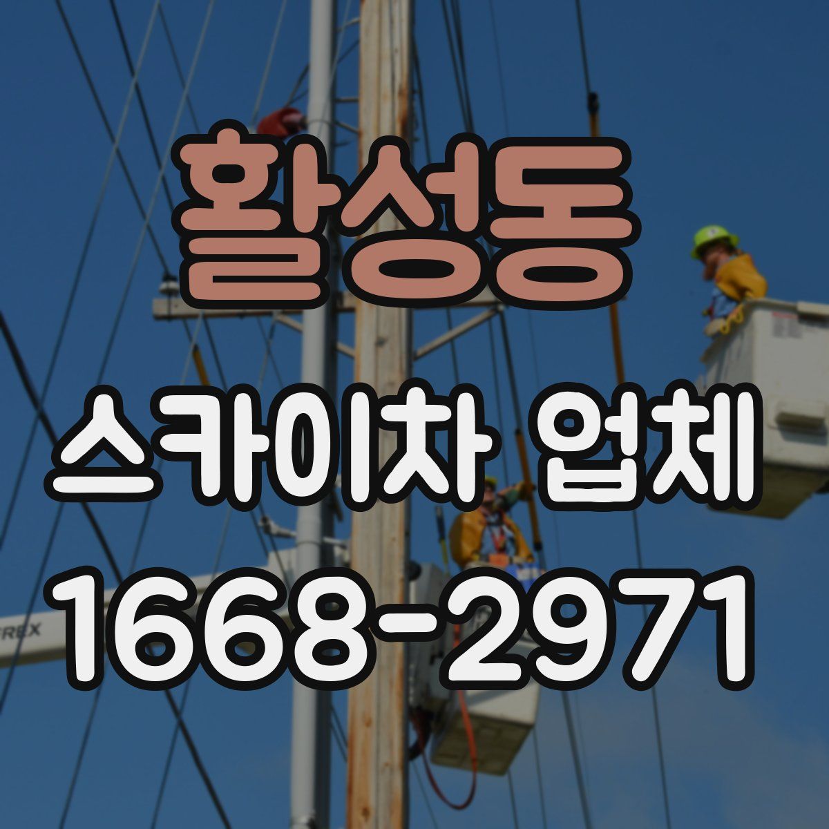 활성동 스카이차 업체