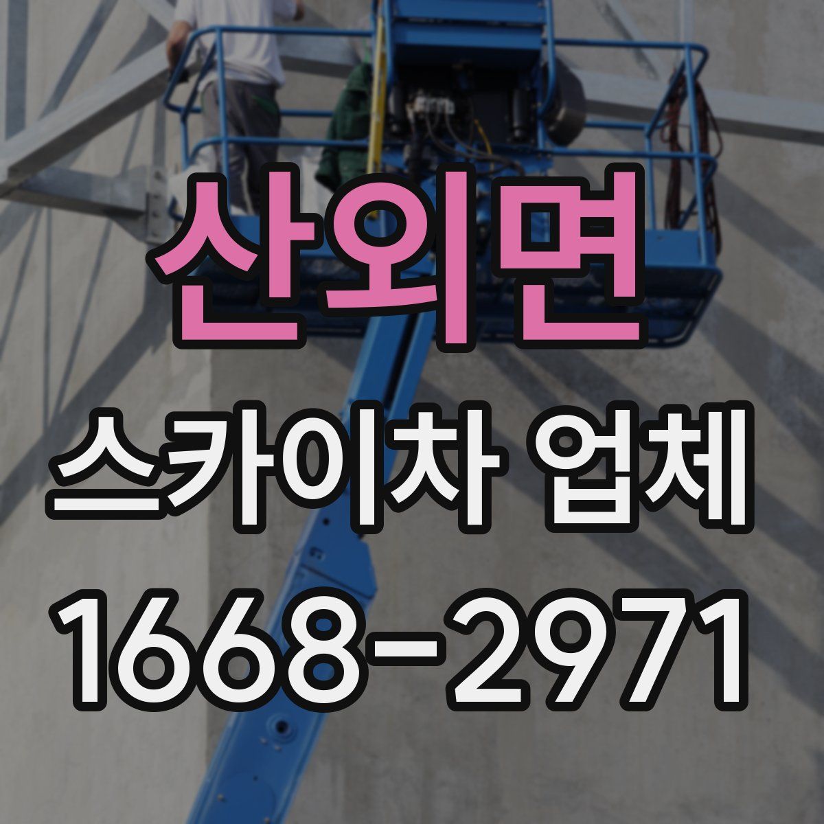 산외면 스카이차 업체