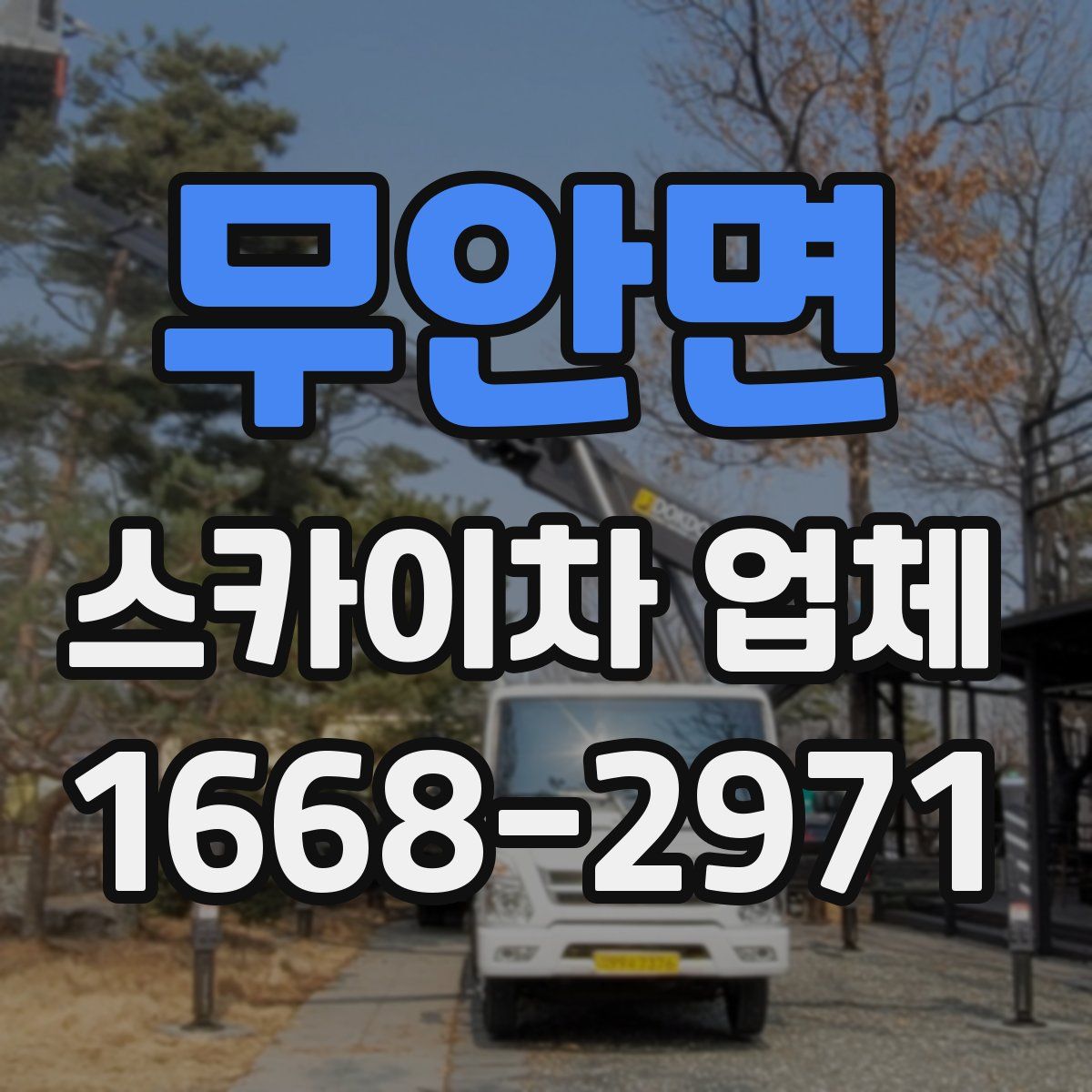 무안면 스카이차 업체