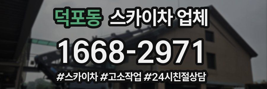 덕포동 스카이차 업체