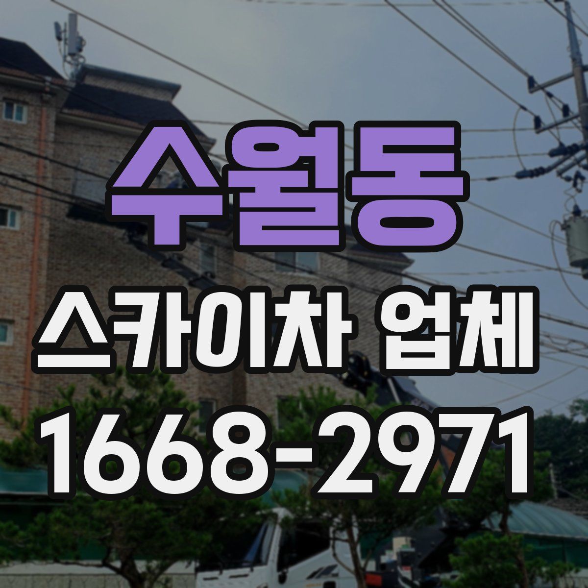 수월동 스카이차 업체