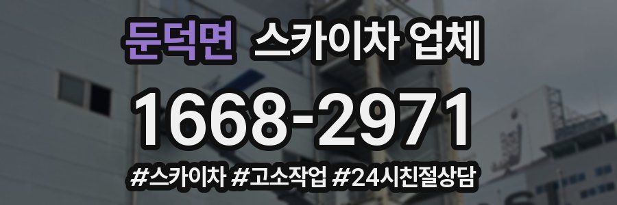 둔덕면 스카이차 업체