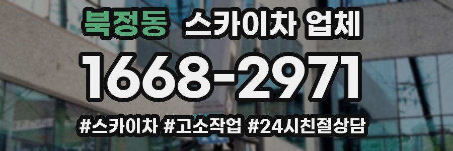 북정동 스카이차 업체