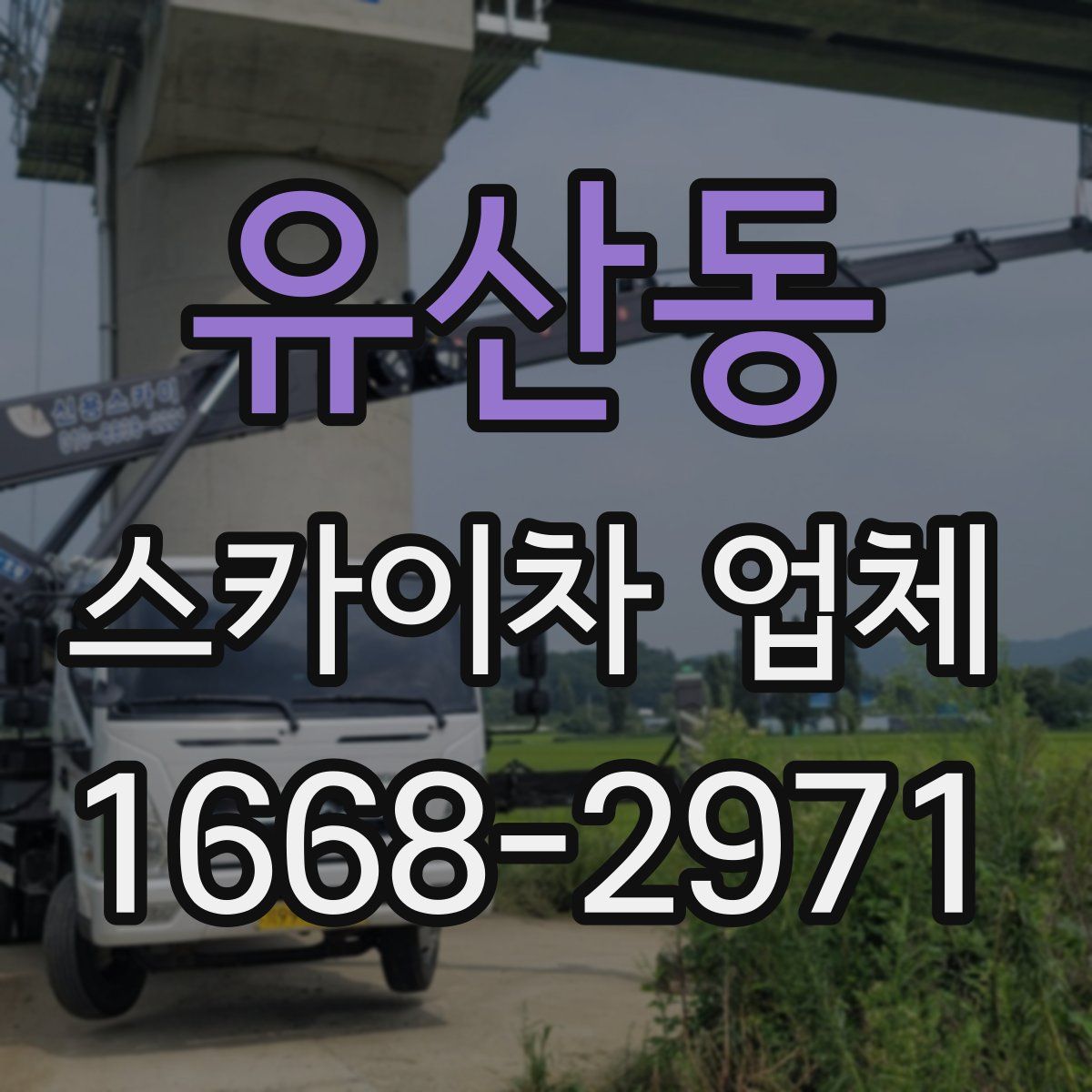 유산동 스카이차 업체