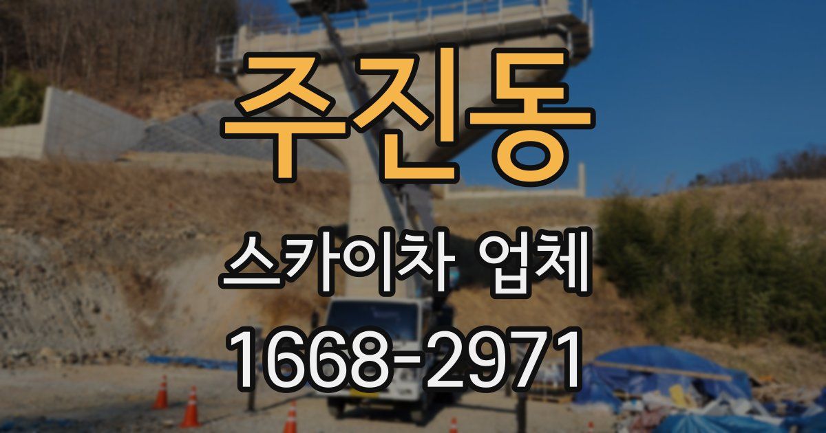 주진동 스카이차 업체
