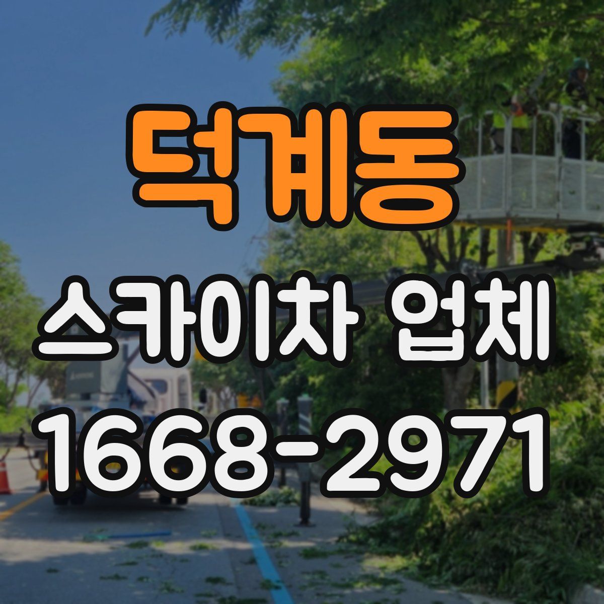 덕계동 스카이차 업체