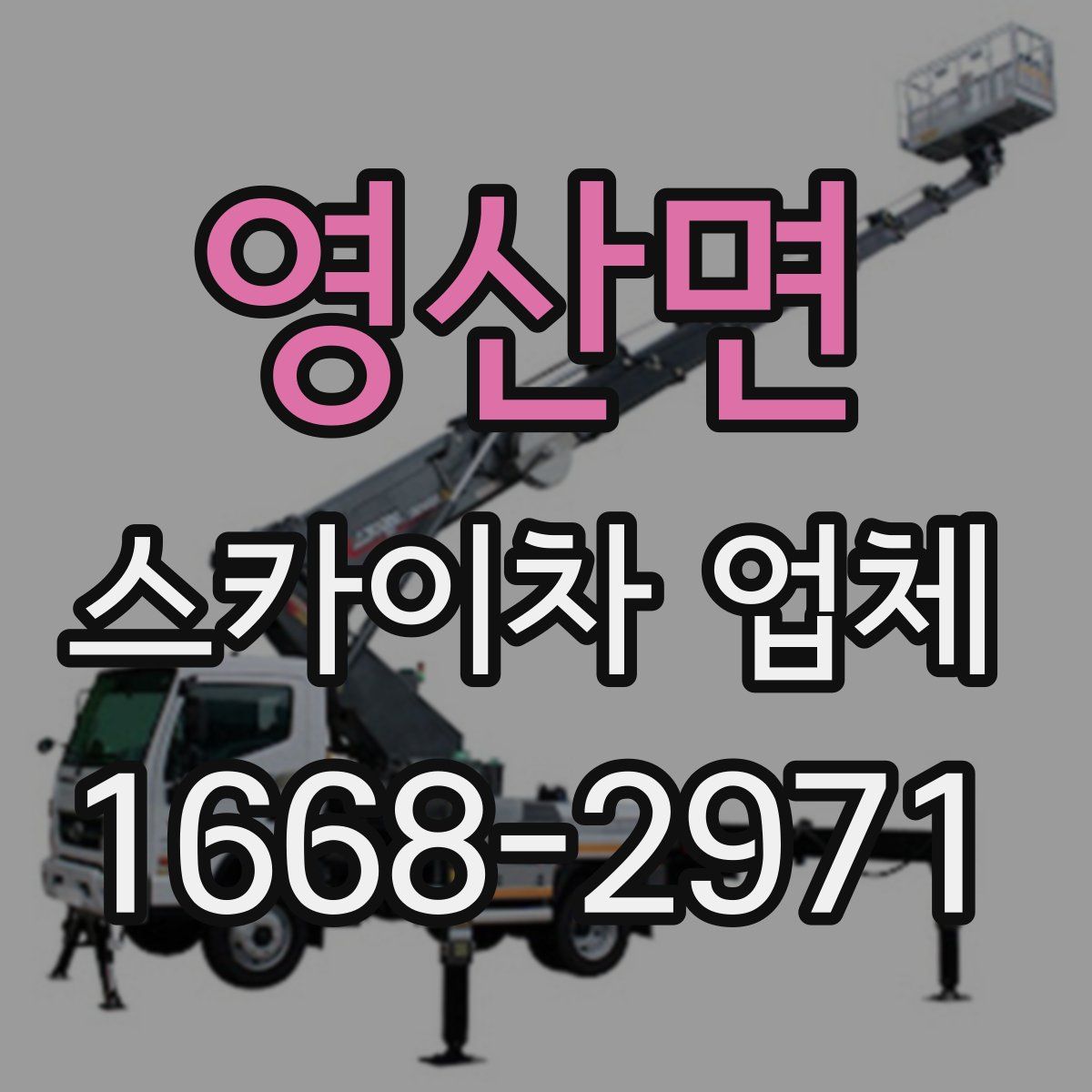 영산면 스카이차 업체