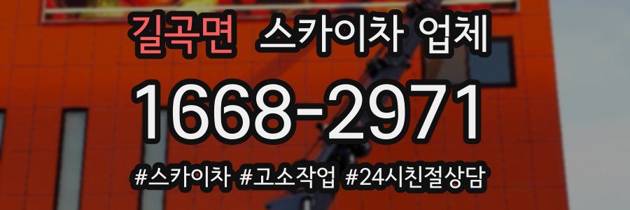 길곡면 스카이차 업체