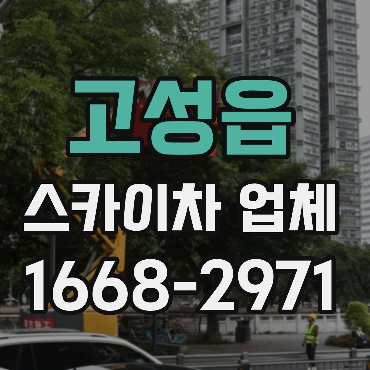 고성읍 스카이차 업체
