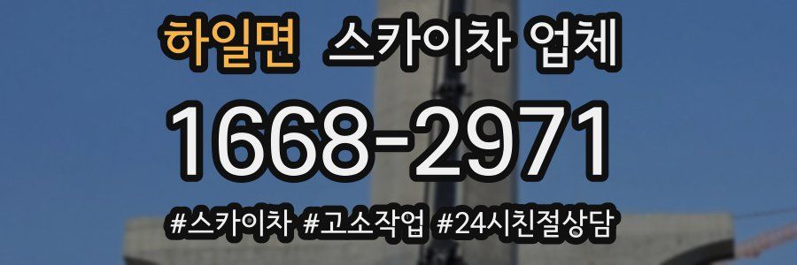 하일면 스카이차 업체