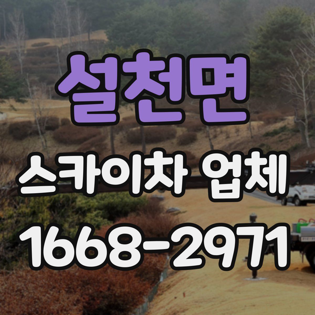 설천면 스카이차 업체