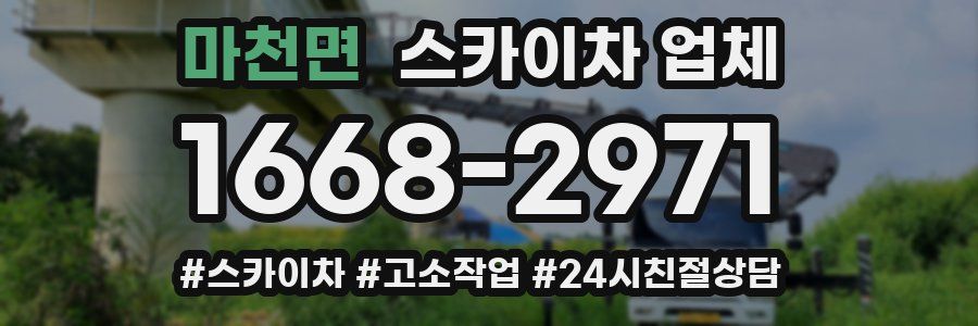 마천면 스카이차 업체