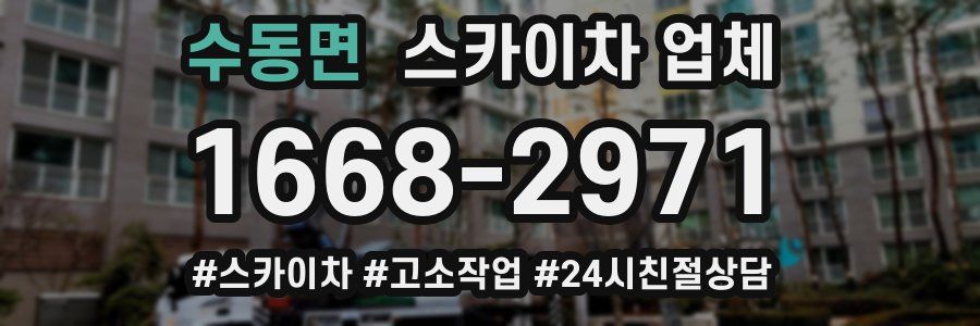 수동면 스카이차 업체