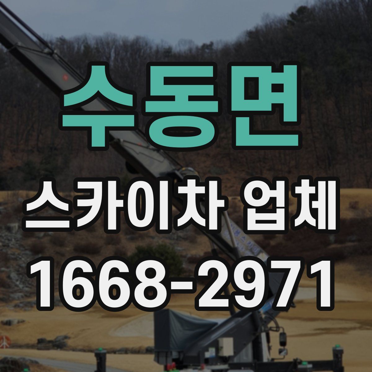 수동면 스카이차 업체