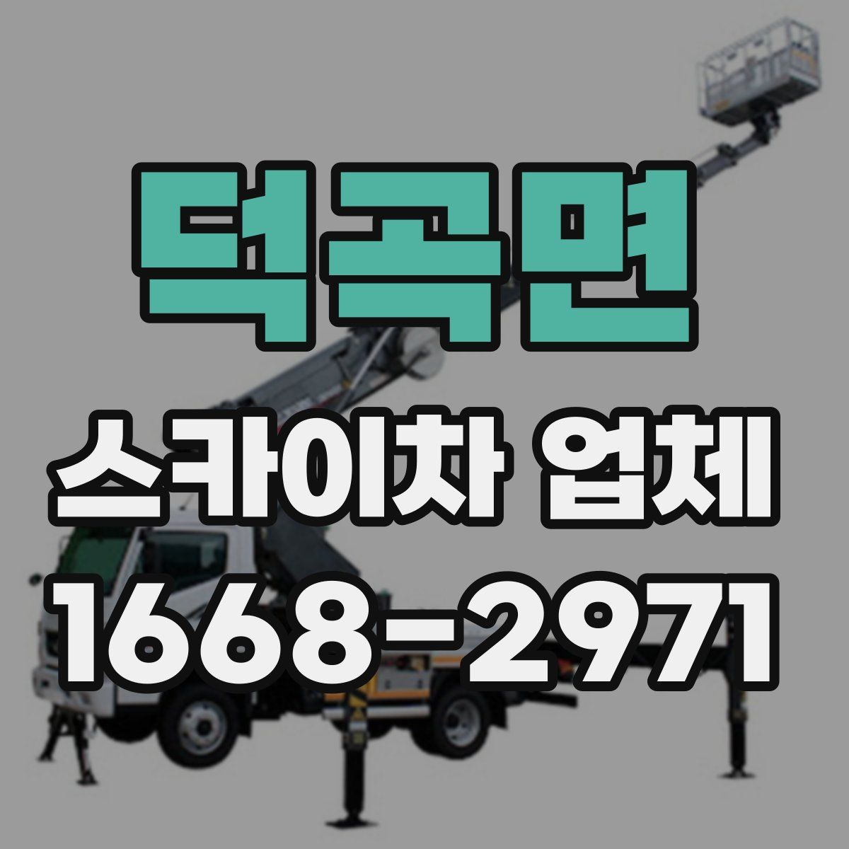 덕곡면 스카이차 업체