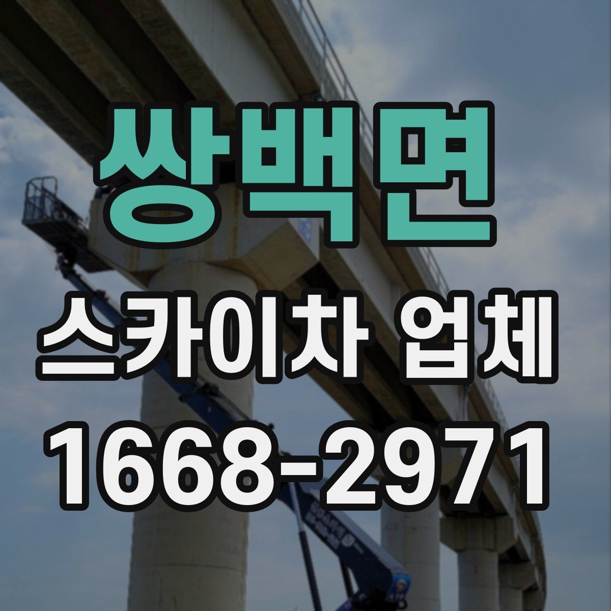 쌍백면 스카이차 업체